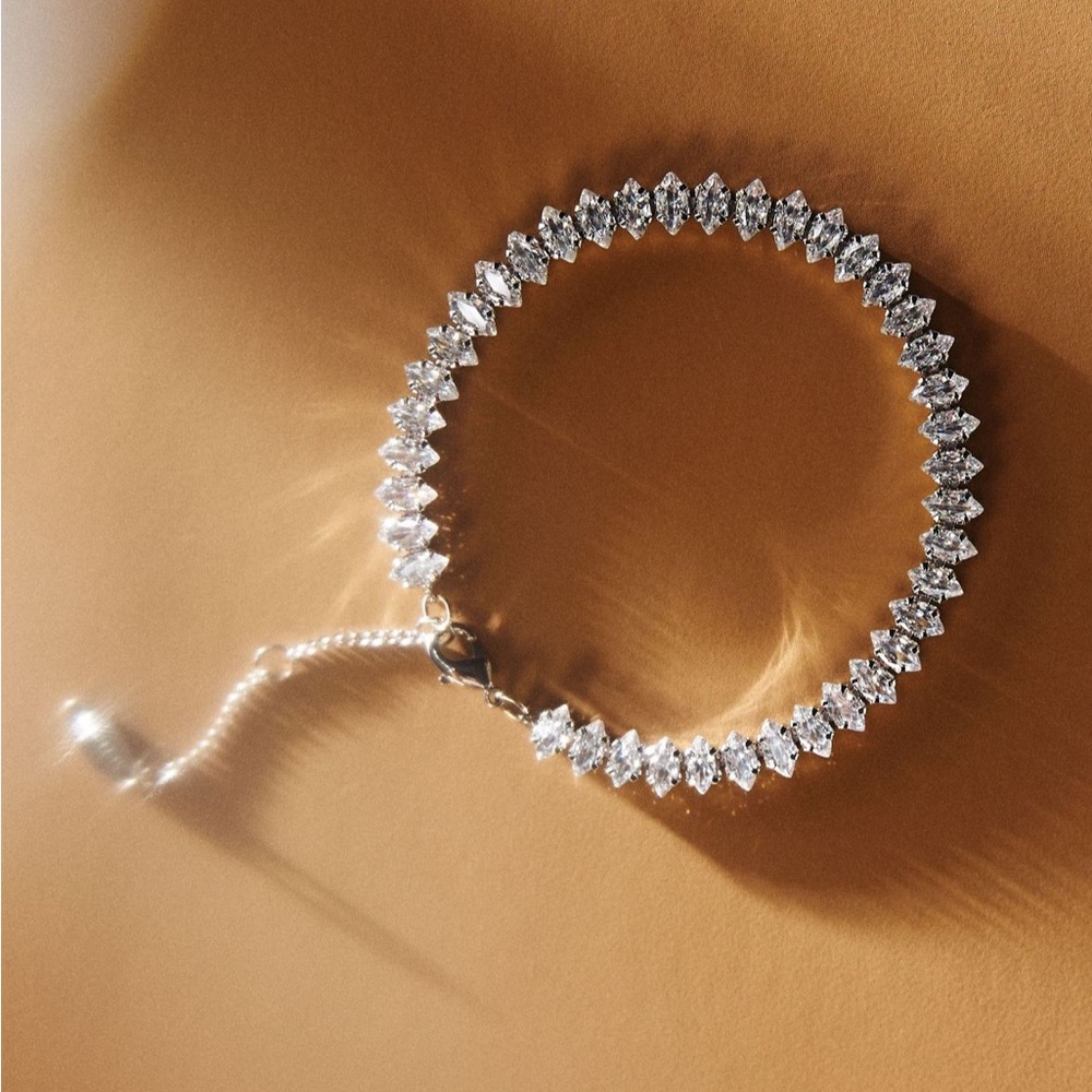 SOLD—Anthropologie Serefina oval tennis bracelet